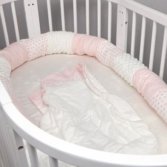 recién llegado barandilla para dormir lavable y extraíble ropa de cama de bebé con costuras paragolpes para bebés 