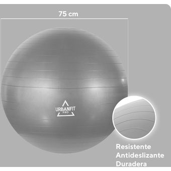 Fitball Pelota Pilates Resistente Talla L - 75 cm