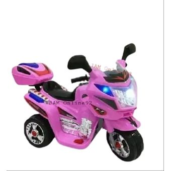 Moto Montable Eléctrica Rosa Para Niña De 3 A 6 Años