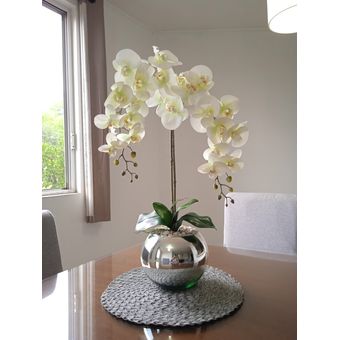 Arreglo De Orquídeas Artificiales Calidad Premium