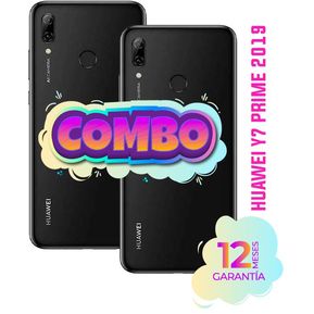 COMBO DE 2 CELULARES * HUAWEI Y7 PRIME 2019 64GB 4GB RAM COLOR NEGRO *