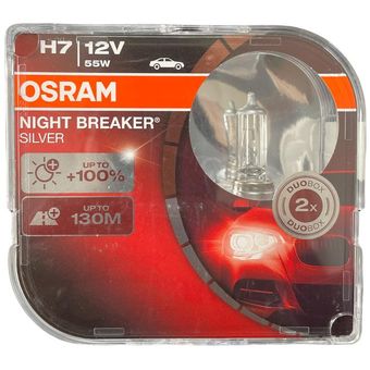 2 Bombillos Osram Alemanes H7 Night Breaker Silver 12v55w
