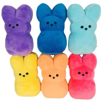Lindas 15cm niños muchachas conejito peeps peluches juguetes lindo conejo relleno muñeca 