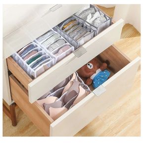 Set x3 Organizador de cajón plegable para ropa interior