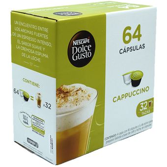 Nescafé Dolce Gusto Cápsulas Cappuccino : .com.mx: Alimentos
