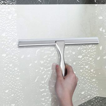 BEERIS Escurridor de ducha limpiaparabrisas de acero inoxidable para 