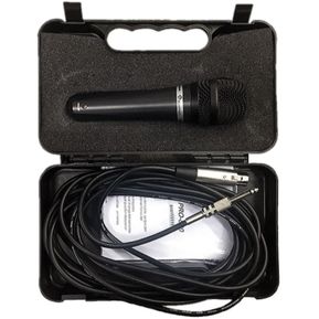 Micrófono Alámbrico SOUNDTRACK PRO-800 Negro/Dinámico/Profesional