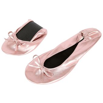 zapatos planos Bailarinas plegables portátiles para mujer bailarin 