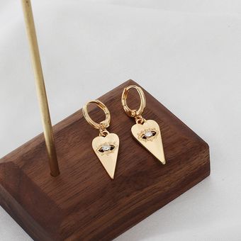 Pendientes De Gotas Huecas Huecas De Cz Brillantes De De De Pendientes De Gotas Huecas Huecas De Cz Brillantes De De De