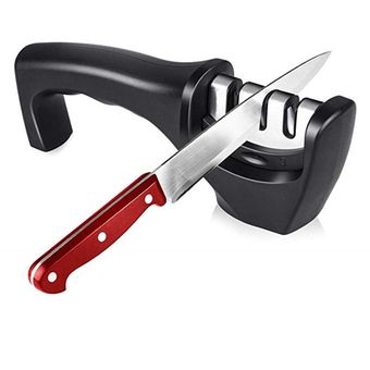 Afilador Cuchillo Ergonomico Acero Inoxidable Sharpener Nuev