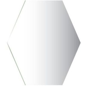 Espejo sin marco hexagonal 36cm