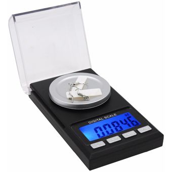 báscula de bolsillo de alta precisión balanza de joyería herramienta de pesaje 39% de descuento gramos de peso para cocina Báscula Digital pequeña de 50g x 0.001g 