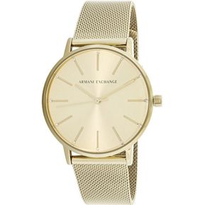 reloj armani exchange mujer dorado