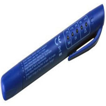 Herramienta de prueba de agua Frenómetro Fluido Hidratante LED compacto Indicador pluma azul- 