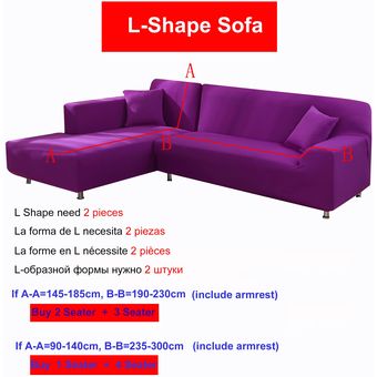 #H13Y0006-navy Funda de sofá elástica de Color sólido,Protector de sofá de esquina de poliéster moderno,funda de sofá,en forma de L,necesita 2 piezas 