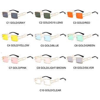 Gafas de sol rectangulares femeninas pequeñas gafas demujer 