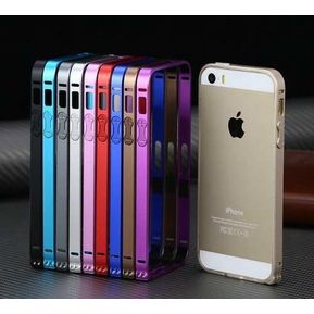 Funda Bumper De Aluminio Ultradelgada Para Iphone 6 Con Mica Colores* BYTESHOP