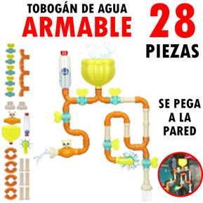 Juguete de Baño Construccion Tuberia Interactiva no PVC no BPA +3 Años