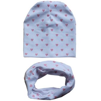 bufanda de cuello para niño y niña conjunto de gorros de moda bufandas para niño Conjunto de gorro de algodón para bebé Otoño e Invierno 
