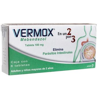 Mebendazol Vermox Precio