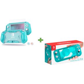 Consola Nintendo Switch Lite + Protector - Turquesa
