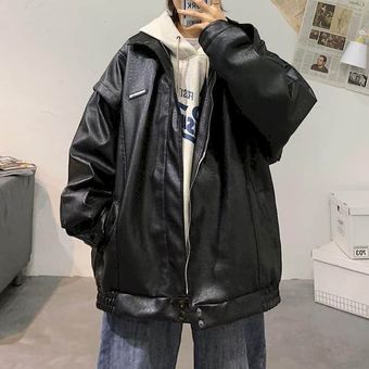 Chaqueta de cuero para hombre y mujer ropa de locomotora BR tenden Chaqueta de cuero para hombre y mujer ropa de locomotora BR tenden