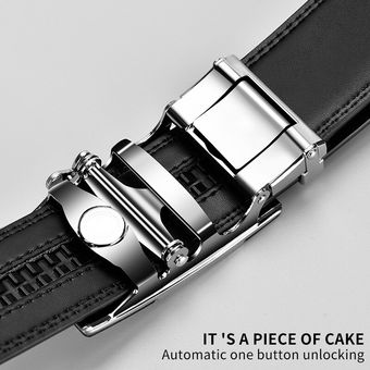 dwts Cinturón De Cuero Auténtico Para Hombre Cinturones De Hombre Con Hebilla Automática Cinturones De Hombre Negros Cinturones Para Hombre Cinturón De Hombre 