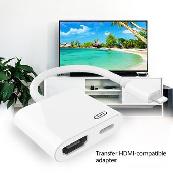 Al adaptador compatible con HDMI Para convertidor del teléfono de Apple compatible con HDMI a 