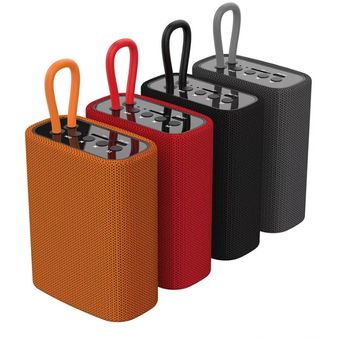 Parlante Portable Uvo Movisun Doble Altavoz Función Bluetooth, Radio FM  Gris