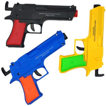 Pistola de Gel 3pz para Niños con Bolas y Accesorios Manual Hidrogel