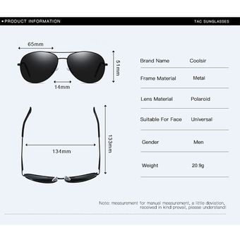 nuevo diseño de marca de lujo gafas de sol polarizadas antirreflejos d 