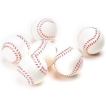 p Pelotas de béisbol de 2,5 pulgadas de espuma para aliviar el estrés 