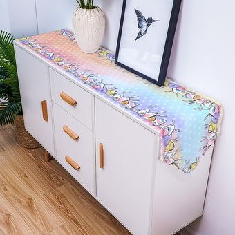 decoración Mantel y mantel para mesa con diseño de conejo de pascua 