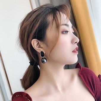Pendientes De Perlas Elegantes Para Mujeres Nueva Coreana De 