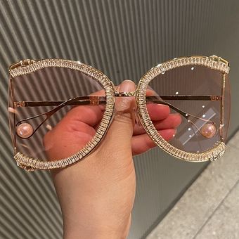Gafas de sol para mujeres Largas gafas de sol de diseño demujer 