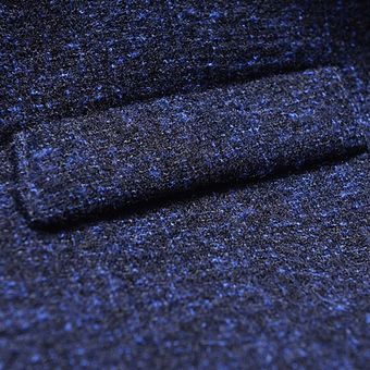 Traje de cuello de soporte para hombres Coreano Ultra-Slim Single Row Chaqueta Abrigo Outwear Outwear 
