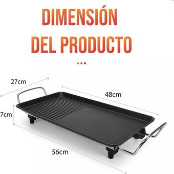 Sarten Asador Parrilla Electrico Bbq Antiadherente Grill