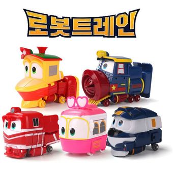 Robot Train Car action figure toys toy doll 6pcsset4 