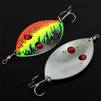 Metal Spinner Surtido de señuelos para la pesca Cuchara para crankbaits grandes y brillantes 