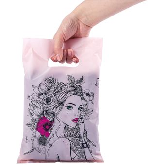 bolso bolsa de embalaje de negocios Bolsa de plástico para compras 