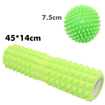 Barra de equilibrio de columna de Yoga para Fitness,rodillo de masaje profundo para Pilates,relajar los músculos,rodillo de espuma para Yoga,Media Luna de diente de lobo 