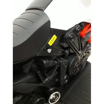 MOTO ELÉCTRICA BMW S1000RR 6V para niños de hasta 3 años, negra