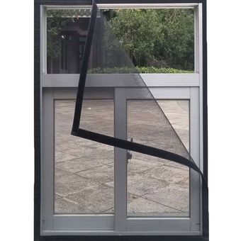 Moustiquaire anti-moustiques pour porte et fenêtre,filet de Protection d'été,bricolage #200x200cm 