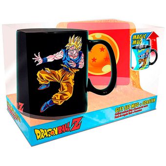 Tazón Dragon Ball Z Goku VS Buu Magic Mug And Coaster Gift Set 