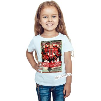 Camiseta discount deadpool niño