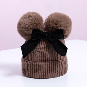 gorrito de punto cálido para bebé y niña,9 colores,gorro d 