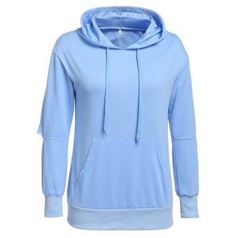 sudadera azul claro