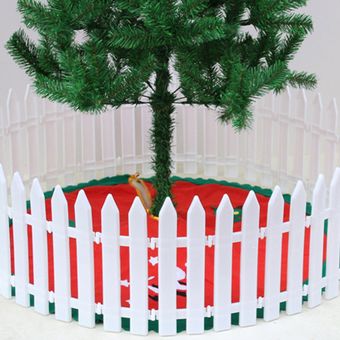 Valla decorativo de la Navidad de plástico Hotel Fashion árbol de navidad de plástico Valla 