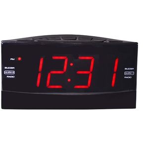 Radio Reloj Despertador Onn ONB14AV201 Negro