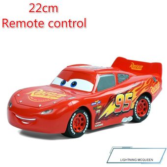 Big Size 22cm Disney Pixar Cars 3 Remote Control Storm Jackson Lighting McQueen Cruz Ramirez Metal Car Toys Boys Birthdays Gift #red 